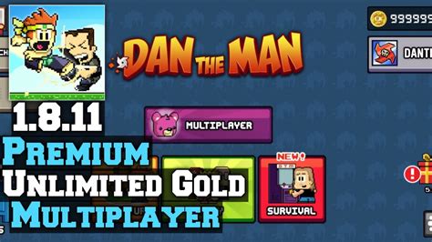 Dan the Man mod apk update 1.8.11 | multiplayer - unlimited money - YouTube