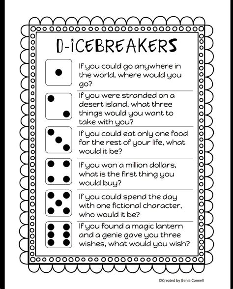 Ice Breaker Printables