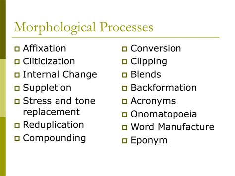 PPT - Morphology PowerPoint Presentation, free download - ID:5718304