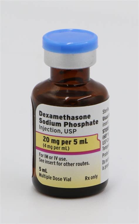 DEXAMETHASONE SODIUM PHOSPHATE INJECTION, USP 20 mg/5 mL (4 mg/mL) 5mL VIAL