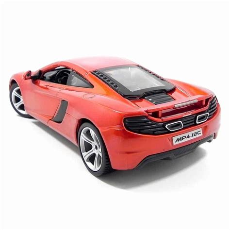 Burago Mclaren 12C Orange 1/24 Diecast Model - The Model Shop