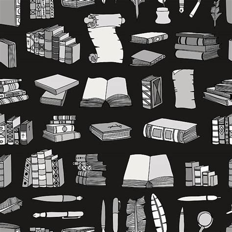 2,100+ Black And White Library Stock Illustrations, Royalty-Free Vector ...