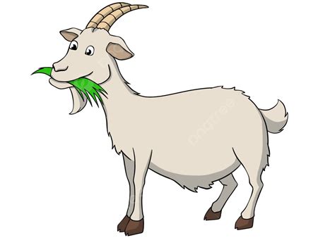 Goat Cartoon Eating Grass, Grass Clipart, Goat Clipart, Eating Clipart ...