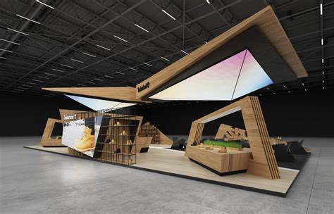 Exhibition stand design concept of Timberland from GM stand design ...