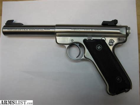 ARMSLIST - For Sale: Ruger MK II Target Stainless Steel