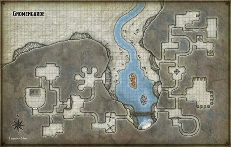 Map of Icespire Peak for Dungeons and Dragons 5e