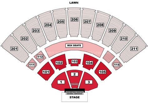 Toyota Amphitheatre, Wheatland CA - Seating Chart View