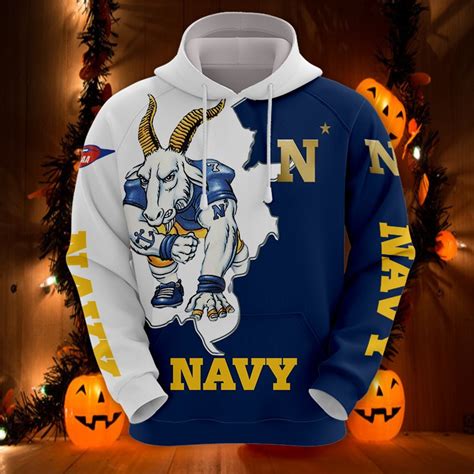 Navy Midshipmen Hoodies Mascot long sleeve gift for fan -Jack sport shop