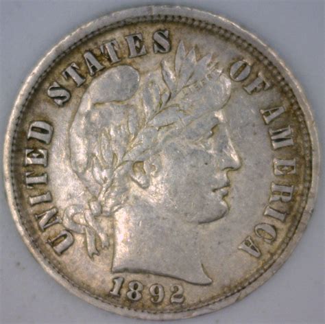 1892 Barber Dime AU – Good Ole Toms