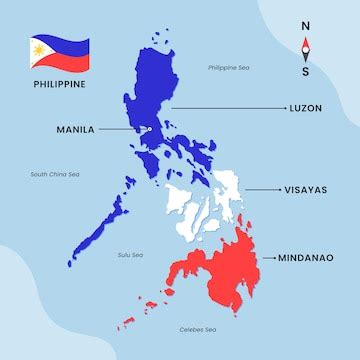Premium Vector | Hand drawn philippine map design