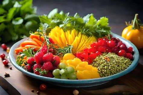 Premium Photo | Fresh Harvest Vibrant Vegetables and Fruits Captured