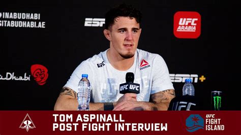 TOM ASPINALL POST FIGHT INTERVIEW - YouTube