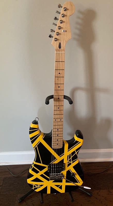 Custom Eddie Van Halen "Bumblebee" Frankenstrat Replica | Reverb