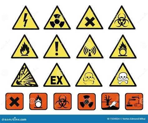 Chemical Hazard Icon. Laboratory Toxic Sign. Chemistry Warning. Vector | CartoonDealer.com ...