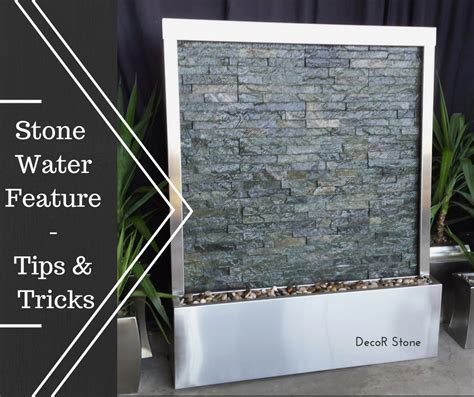 Stone Water Feature - Tips and Tricks. Blog Here: http://www.decorstone.com.au/stone-water ...