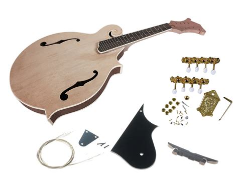 Solo F Style Mandolin Kit, Sapele Body, Spruce Top | Solo Music Gear