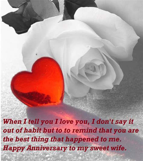 Anniversary Wishes Quotes For Wife With Love Images