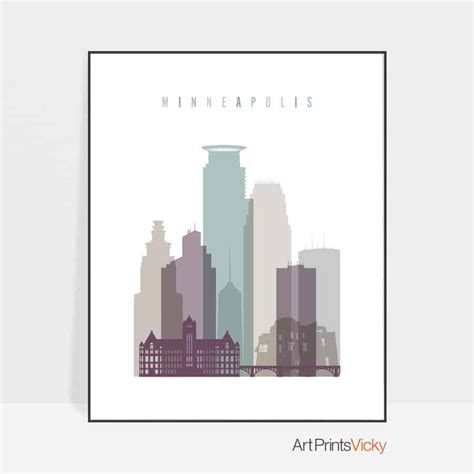 Minneapolis Skyline Drawing at PaintingValley.com | Explore collection ...