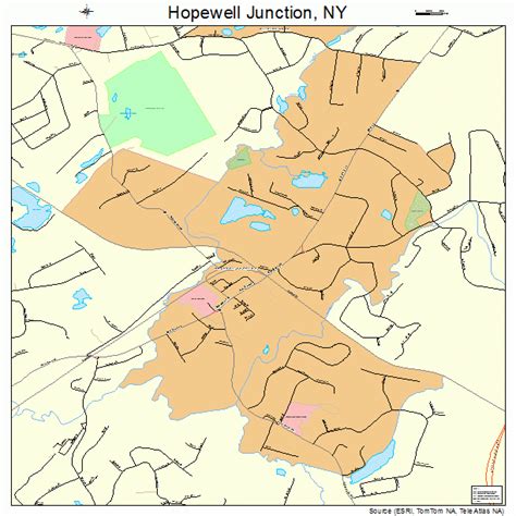 Hopewell Junction New York Street Map 3635573