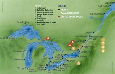 St Lawrence Seaway (Ontario, Canada) cruise port schedule | CruiseMapper