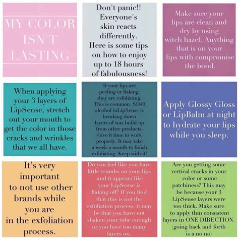 Tips and tricks for LipSense Facebook Groups:Lips for Days #makeup #wahm Lipsense Colors, Color ...