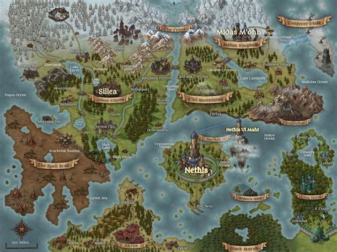 Fictional World Map