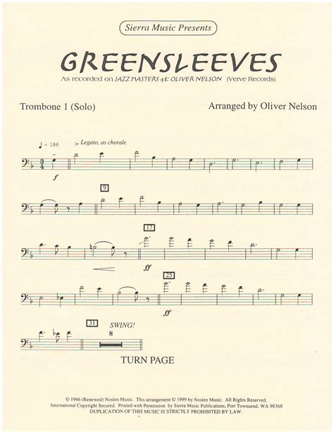 GREENSLEEVES