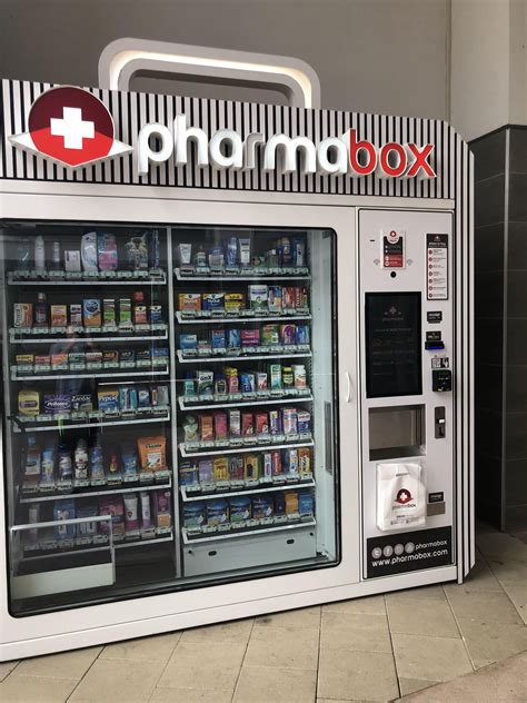 This vending machine has medicine you can buy Pharmacy Design, Retail Design, Business Plan ...