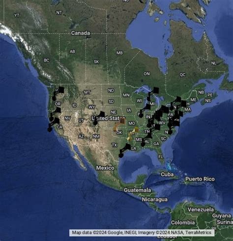 "Jailbar" Thunderbolt Siren Locations (Past & Present) - Google My Maps