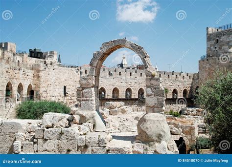 The Citadel Museum, Tower of David Museum Editorial Image - Image of culture, jerusalem: 84518070