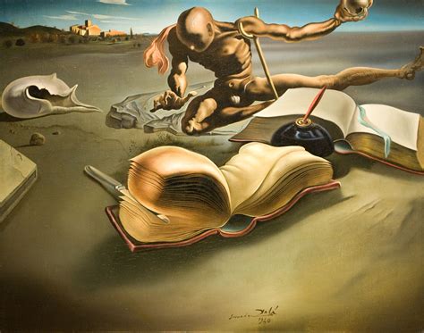 abstract, Salvador Dalí, Painting, Books, Quills, Classic Art Wallpapers HD / Desktop and Mobile ...