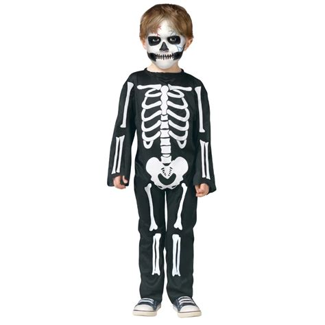 Halloween Skelet Kostuum Kid Jumpsuit Fancy Party Kostuum Maskerade Prestaties voor Jongen ...