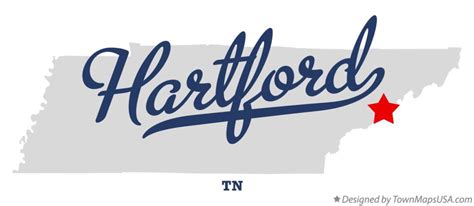 Map of Hartford, TN, Tennessee