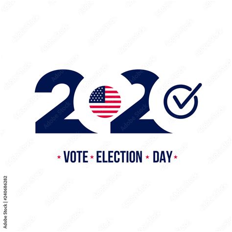 2020 United States of America Presidential election. Design logo ...