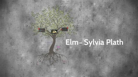 Elm~ Sylvia Plath by Nicole Mannix on Prezi