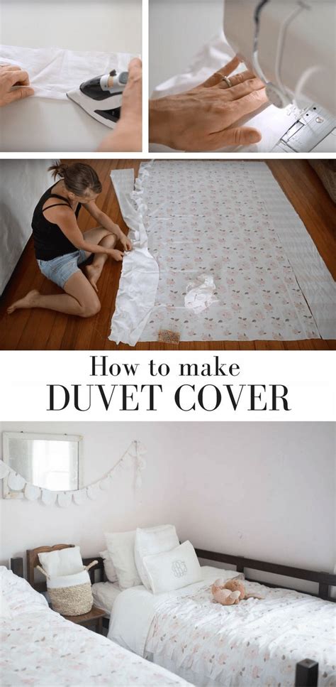 How to Make a Duvet Cover | Duvet cover diy, Diy duvet, Sewing projects ...