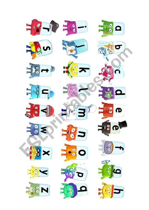 alphablocks small cards to play - ESL worksheet by englishbutterflies Learning The Alphabet ...