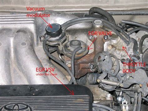 Toyota Camry 1997 to 2001 How to Clean or Replace EGR Valve - Camryforums