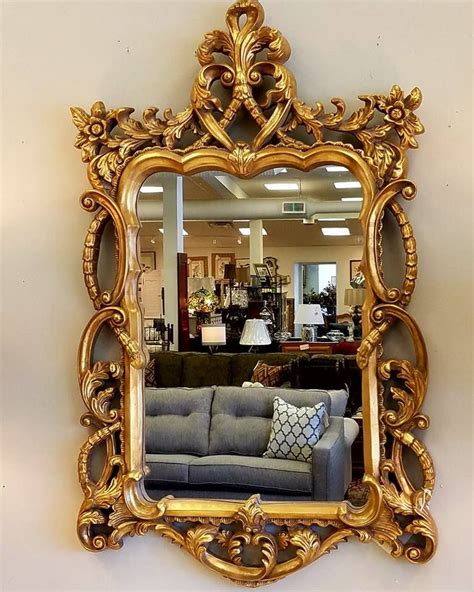 This beautiful antique ornate gold framed mirror is just $139. | Gold ...