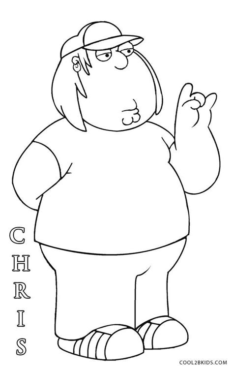 Family Guy Characters Coloring Pages