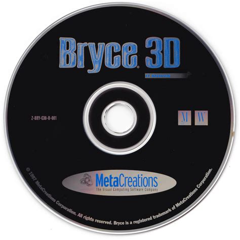 Bryce 3D for Windows 95/NT and Power Macintosh : MetaCreations Corp ...