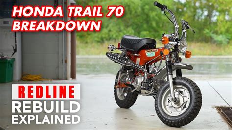 How we restored our vintage Honda Trail 70 motorcycle | Redline Rebuild ...