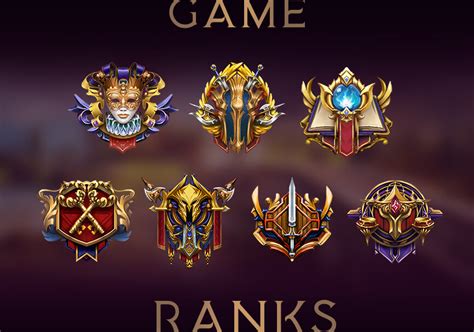 ArtStation - Game Rank icons