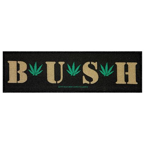 SS Bush Band Logo Patch British Grunge Rock Band Music Woven - Etsy