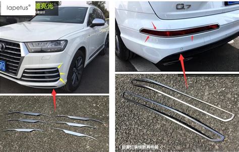 Lapetus Accessories For Audi Q7 S Line Sport 2016 2019 Front Fog Lights Lamp + Rear Tailgate ...