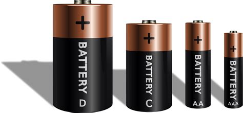 Clipart - batteries, elementai (maitinimo)