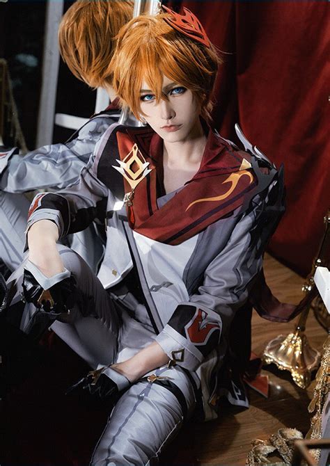 Childe Tartaglia Genshin Impact Cosplay Costume, Hobbies & Toys ...