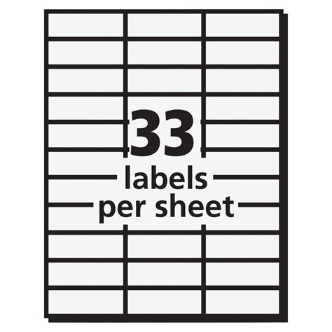 Avery Address Labels 5351 Template