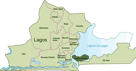 Lagos Island Map - Mapsof.Net