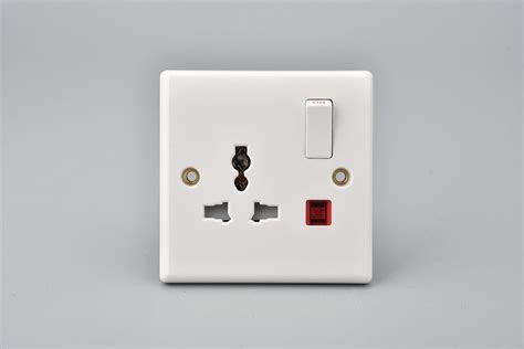 Wall Electric Power 3 Pin Universal Switch Socket Outlet - Socket and Power Socket